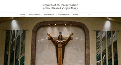 Desktop Screenshot of presentationchurch.net